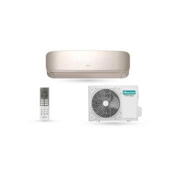Hisense Fresh Air rosegold, okos Hűtő-fűtő klíma szellőztetés funkcióval rózsaarany beltérivel, prémium Fresh Master QJ35XJ3G/AS35XJ3EW 3,5 kW split k kép