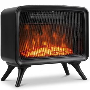 HOMCOM Elektromos Kandalló 800 1600W fűtővel, levehető aljzattal kép