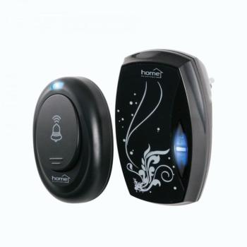 Home DB 102AC vezeték nélküli csengő, 100m hatótáv, 36 dallam, többszólamú hangzás, 4 lépcsős hangerő, kék LED visszajelző, 230V-os tápellátás kép