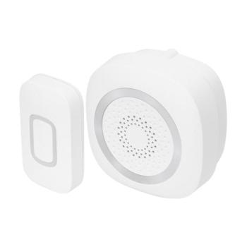 Home DB 1601DC vezeték nélküli csengő, 160m hatótáv, 60 dallam, 3-fokozatú hangerő és némítás, kapcsolható fényjelzés, elemes tápellátás kép