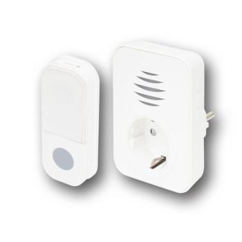 Home DBA1101AC vezeték nélküli csengő, elemes nyomógomb, max 110m hatótáv, 38 dallam, IP44 nyomógomb kép