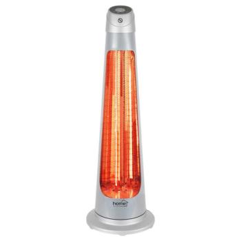 Home FK 252 álló elektromos karbon és halogén kombinált fűtőtest, 1200W/1200W, IPX4 védelem, távirányító, ezüst kép