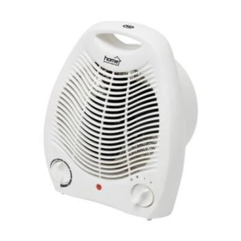 HOME FKERIS ventilátoros fűtőtest, max. 2000 W, 3 fokozat, termosztát, felbillenés esetén kikapcsol, fehér kép