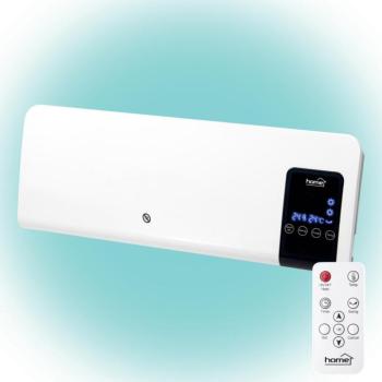 Home FKF 59201 fali ventilátoros fűtőtest, 1000W/2000W, stop program, távirányító, fehér kép