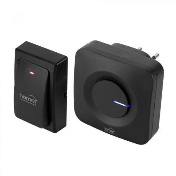 Home kinetic csengő vezeték nélküli csengő 120m hatótáv 36 dallam – DBK 1200AC bővíthető kódolható Vez.n. és elem n.csengő, 230V, 120m kép