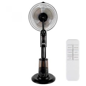 Home SFM 41/BK párásító ventilátor, 75 W, 3 literes víztartály, 3 fokozat, 75°-os oszcillálás, távirányító, fekete, kép