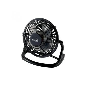 Home TF 10 USB asztali ventilátor, 2,5 W, 10 cm-es lapátátmérő, 1 fokozat, 1,4 m USB vezeték, fekete kép