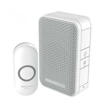 Honeywell vezeték nélküli csengő 150m hatótáv, 6 dallam 84db-s hangerő, Honeywell, 230v led világító keret, stroboszkóp jelzés, 230 V~, 150m, Honeywel kép