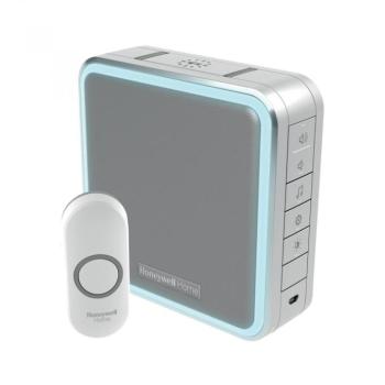Honeywell vezeték nélküli csengő, hatótáv 200m 11dallam 90db, extra hangos,ip55 7 színben világító led hangulatfény kép