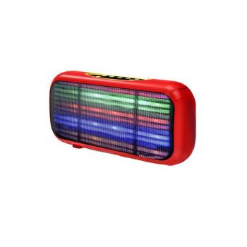 Hordozható Hangszóró, Bluetooth hangfal, USB input, MicroSD kártya olvasó, Piros kép