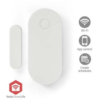 Intelligens Ajtó / ablak érzékelő | Zigbee 3.0 | Elemes Áramellátás | Android™ / IOS | Fehér kép