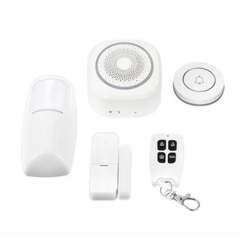 JG-H3 Smart Security wifis otthoni riasztórendszer szett – távirányítóval és okostelefonról is vezérelhető (THM) kép