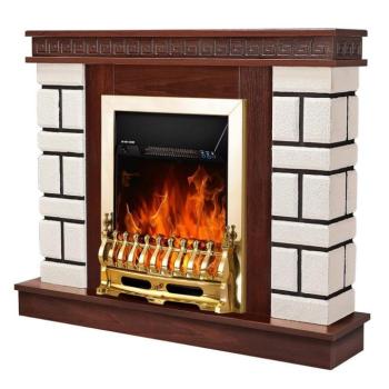 Kandallókészlet Nazarii mini & Galileo gold, Art Flame, 874*1080*245, 2000 W kép