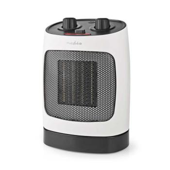 Kerámia PTC ventilátor Fűtés | 1000 / 2000 W | 2 Hőmód | Állítható hőmérséklet | Automatikusan forog | Túlmelegedés elleni védelem | Borulás ellen véd kép