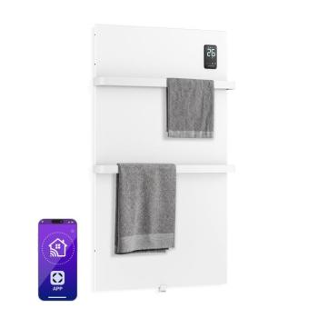 Klarstein BathRadiant Smart infravörös panel | 600 W | 10 m² | Érintőképernyős vezérlés és hangvezérlés