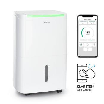Klarstein DryFy Connect 50 Smart, Párátlanító, WiFi, Kompresszor, 50l/d, 45-55 m², Fehér kép