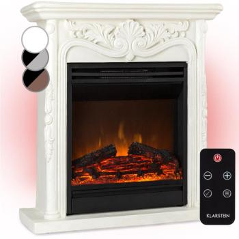 Klarstein Etna Pozzolana, elektromos kandalló, 1800 W, heti időzítő, távirányító, fehér kép