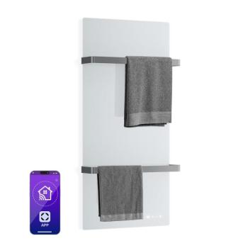 Klarstein HotSpot Crystal Smart infravörös panel | 800 W | 12 m² | Érintőképernyős vezérlés és hangvezérlés