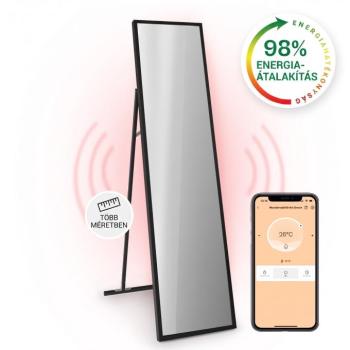 Klarstein La Palma 900 smart, infravörös hősugárzó, 40 x 160 cm, 900 W, tükörállvány