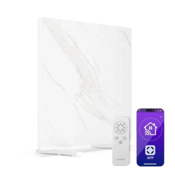 Klarstein MarmoHeat infravörös panel | 420 W | 4-8 m² | márványmintás | 70 cm x 63 cm kép