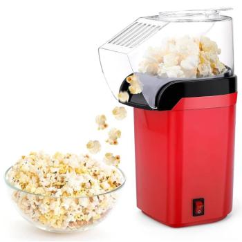 Kompakt méretű, forró levegős popcorn készítő gép – 3 perc alatt kipattogtatja a kukoricát – 1200W (BBM) kép