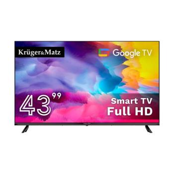 Kruger&Matz Smart TV 43" Full HD Google DLED TV DVB-T2/T/C H.265 HEVC kép