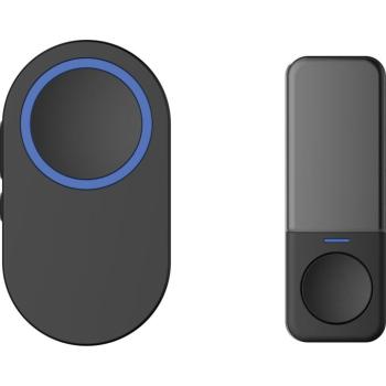 MAKETOP YF-100 kinetic doorbell, fekete kép