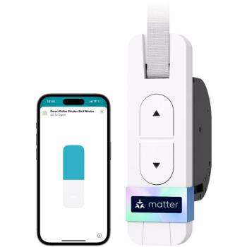 Meross Matter Compatible Smart Wi-Fi Roller Shutter Belt Winder kép