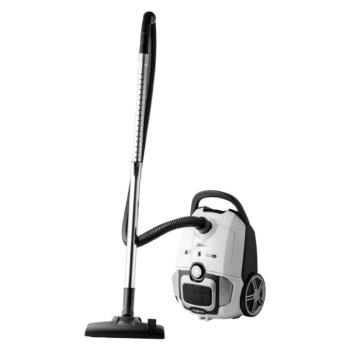 MIDEA B7 MBC1780WB porzsákos porszívó, 800 W, 3 literes porzsák, mosható HEPA12 szűrő, 5 m tápvezeték kép