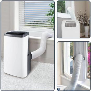 Midea Nordic Deltaco Smart Home SH-AC02 Wi-Fi Okos mobilklíma, hűtési : 3,5 kW Wifi, Smart, távirányító, ideális 36-80 m2 kép