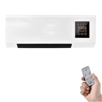 MSK 2 az 1-ben hűtő és hősugárzó – 54 cm-es ventilátor hűtésre és fűtésre, 16–40°C hőfokszabályzással, 1650/3300 W teljesítménnyel, távirányítóval – f kép