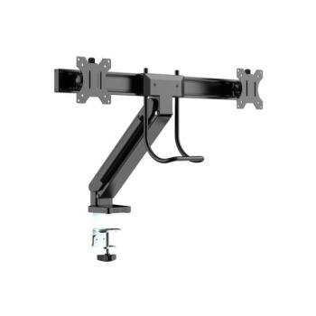 MULTIBRACKETS Asztali konzol (2 képernyős), M Deskmount Slim Basic Dual (17-27", max.VESA: 200×200 mm, 6 kg) kép