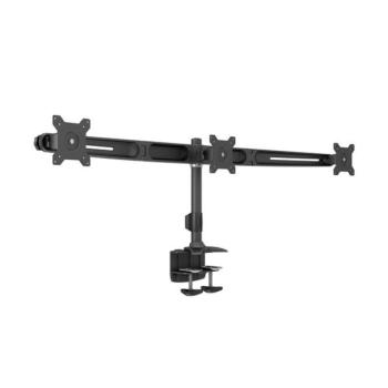 MULTIBRACKETS Asztali konzol (3 képernyős rögzítőkar), M VESA Desktopmount Triple Desk Clamp 15-24" (max.VESA:100×100mm) kép