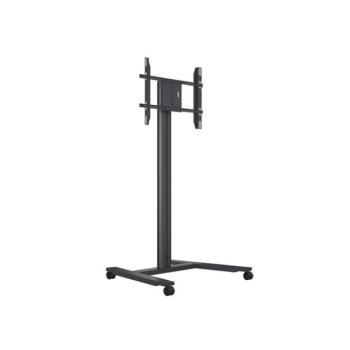 MULTIBRACKETS Gurulós padlóállvány, M Public Display Stand 180 HD Single Black (55-80", max.VESA: 800×500 mm, 60 kg) kép