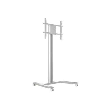 MULTIBRACKETS Gurulós padlóállvány, M Public Display Stand 180 HD Single Silver (55-80", max.VESA: 800×500 mm, 60 kg) kép