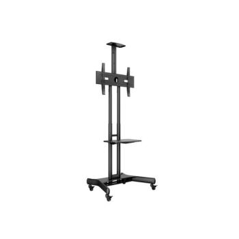 MULTIBRACKETS Gurulós padlóállvány, M Public Floorstand Basic 150 incl shelf&camera holder (32-60", max.VESA:600×400 mm) kép