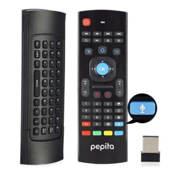 Multifunkciós smart TV Távirányító és billentyűzet hangvezérlésse...