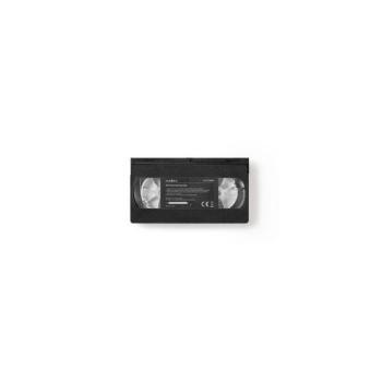 Nedis CLTP100BK fejtisztító szalag, VHS fejek, fekete kép