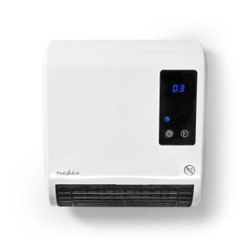 Fürdőszobai fűtőtest | 2000 W | Állítható hőmérséklet | 2 Hőmód | IP22 | Távirányító | Fehér kép