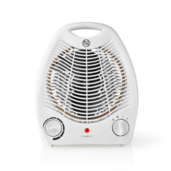 Fan Heater | 1000 / 2000 W | Állítható hőmérséklet | 2 Hőbeállítások | Beépített fogantyúval | Borulás ellen védett | Fehér kép
