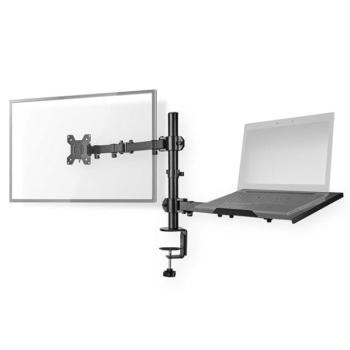 Nedis MMSISNB110BK asztali monitor tartó konzol és laptop állvány | 15-32" | 75×75 / 100×100 kép