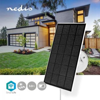 Nedis Napelem | 5.3 V DC | 0.5 A A | Mikro USB | Kábel hossz: 3.00 m | Kiegeszitõ ehhez:: WIFICBO30WT kép