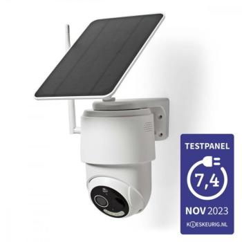 Nedis SmartLife kültéri kamera Wi-Fi Full HD Intelligens biztonsági(PTZ) kamera, kültéri, vezeték nélküli, napelemes, mozgásérzékelős, éjjellátó, Full kép