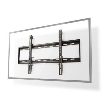 Fix TV fali tartó | 42 – 70 " | Maximális támogatott képernyő súly: 60 kg | Maximális fal távolság: 29 mm | Acél | Fekete kép
