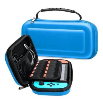 Nintendo Switch tartó tok, kék tároló táska kép