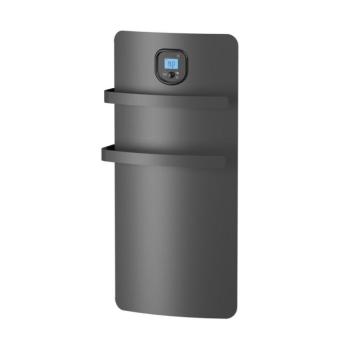 Noirot E221124 RSS Anuri DY 1200 AN törölközőszárító, 1200 W, IP24 védettség, beépített ventilátor, gyerekzár, antracit szürke kép