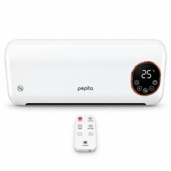 Pepita fali Hősugárzó LCD kijelzővel, távirányítóval és időzítőve...