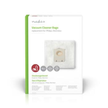Porszívó Porzsák | 12 db | Szintetikus | Legtöbb értékesített: Philips / Electrolux | Fehér kép