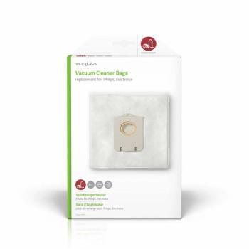 Porszívó Porzsák | 4 db | Szintetikus | Legtöbb értékesített: Philips / Electrolux | Fehér kép