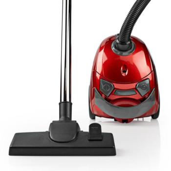 Porzsákos porszívó | Porzsákkal | 700 W | Porkapacitás: 1.5 l | Kombi Kefe | Hatósugár: 7 m | Hepa | Antracit / Piros kép